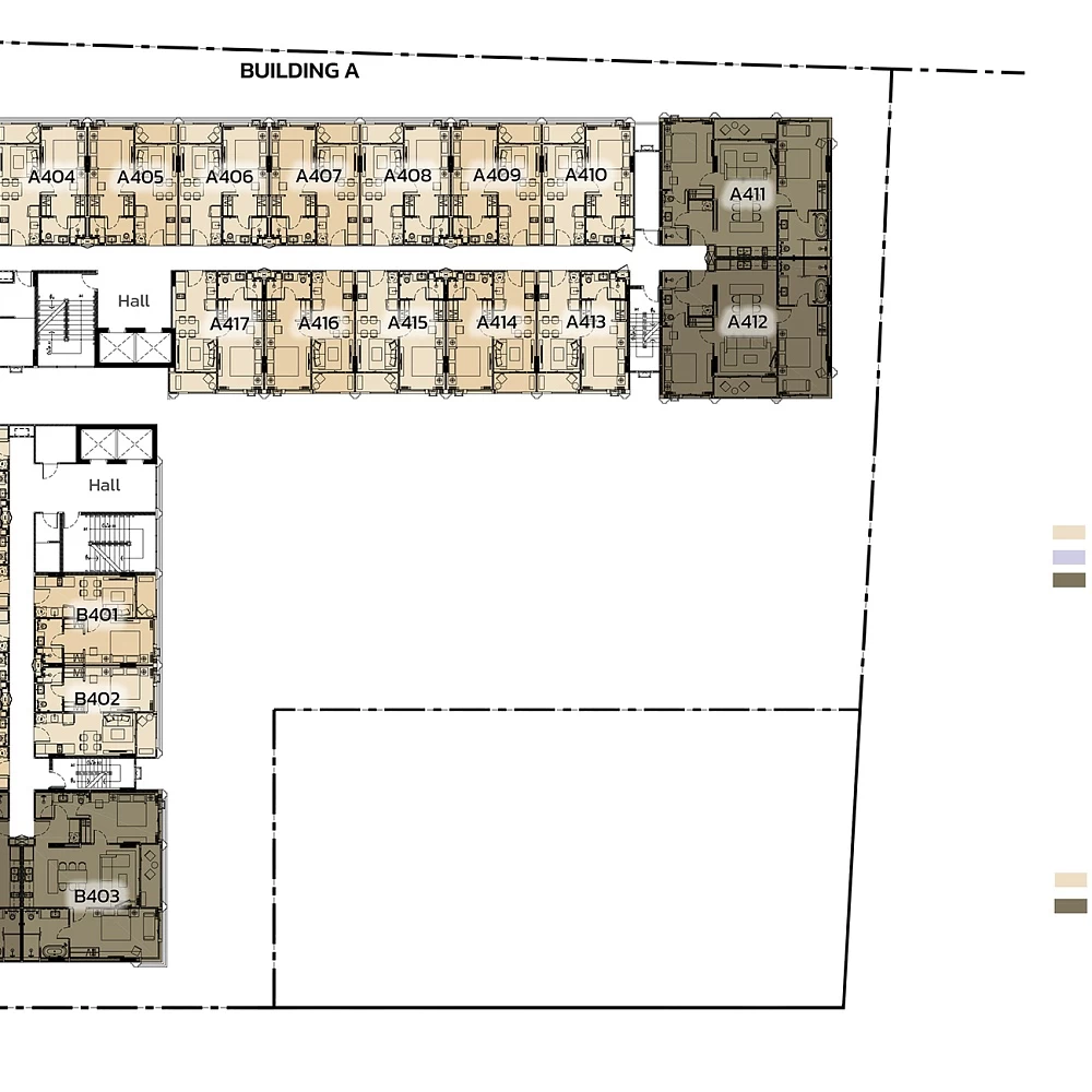 План ЖК ЖК The Ozone Condominium на Банг Тао Пхукет