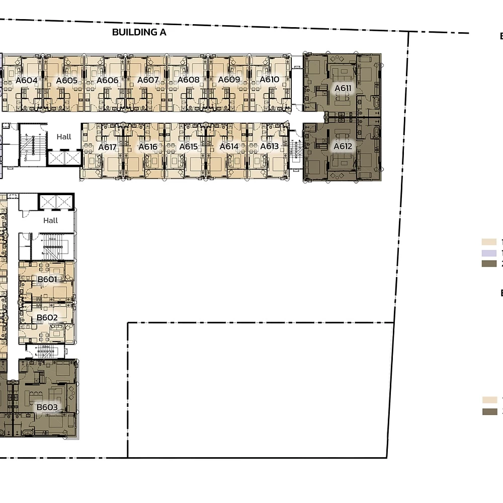 План ЖК ЖК The Ozone Condominium на Банг Тао Пхукет