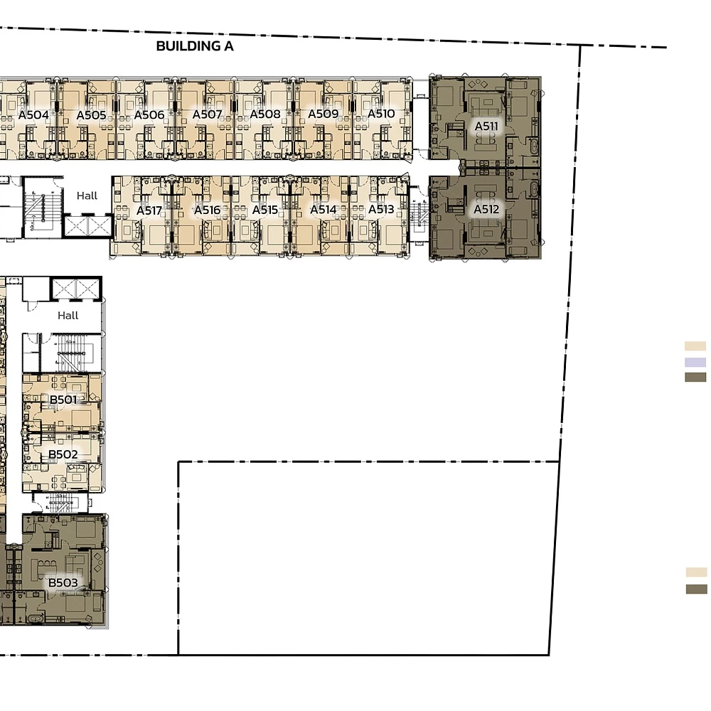 План ЖК ЖК The Ozone Condominium на Банг Тао Пхукет